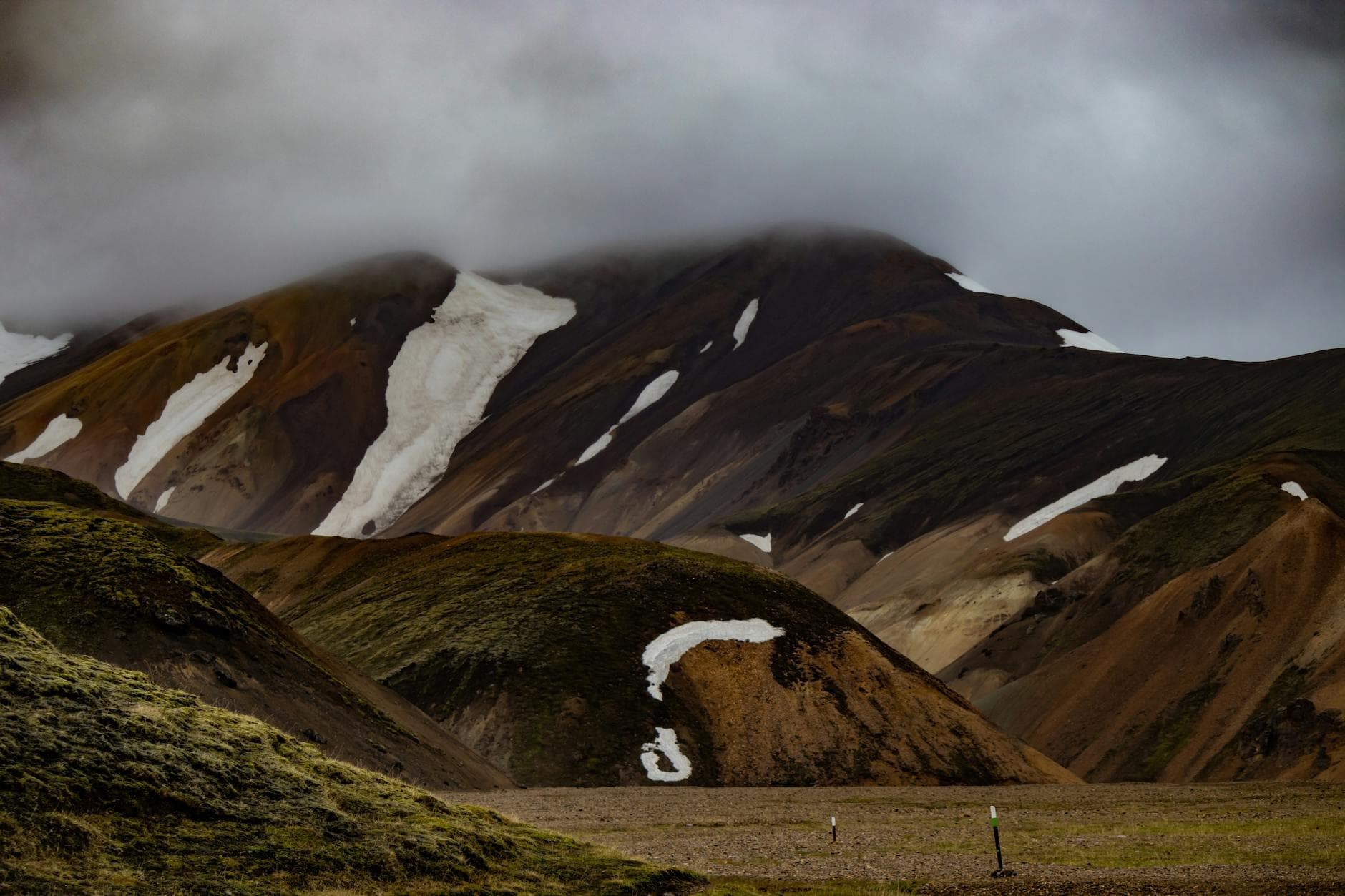 Când să mergi în Islanda: vremea lună cu lună 6 Interiorul deschis și munții curcubeu Landmannalaugar