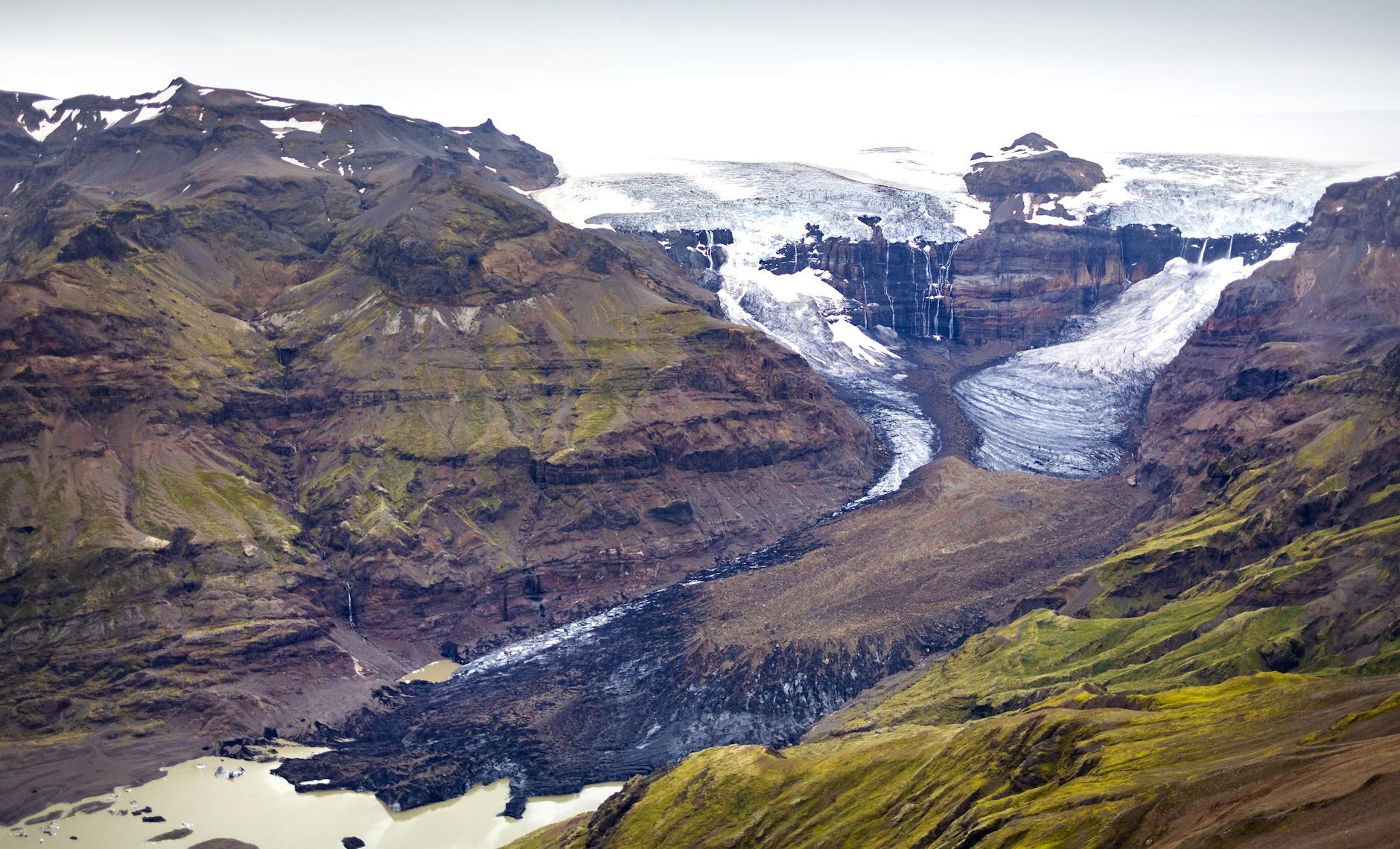 Marcher sur les glaciers Sólheimajökull et Skaftafell
