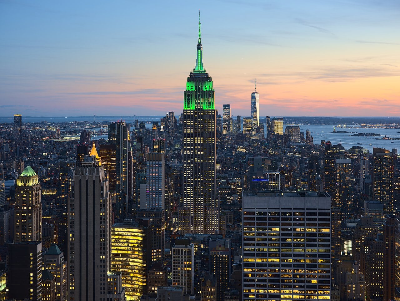 Where to Stay in New York: 17 Hotels by Neighborhood 2026 45 Empire State Building and Midtown at dusk