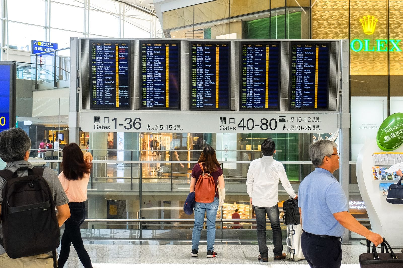Mexico Travel from the UK: Flights, the ESTA Trap on US Layovers & Insurance 2026 65 Departure board at the airport
