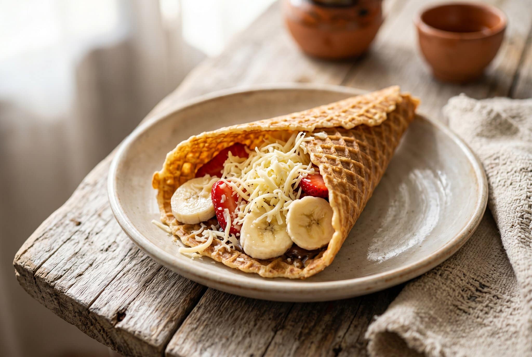 Bucătăria mexicană: 20 de preparate de gustat (nu doar tacos) 16 Marquesita cu banană și brânză