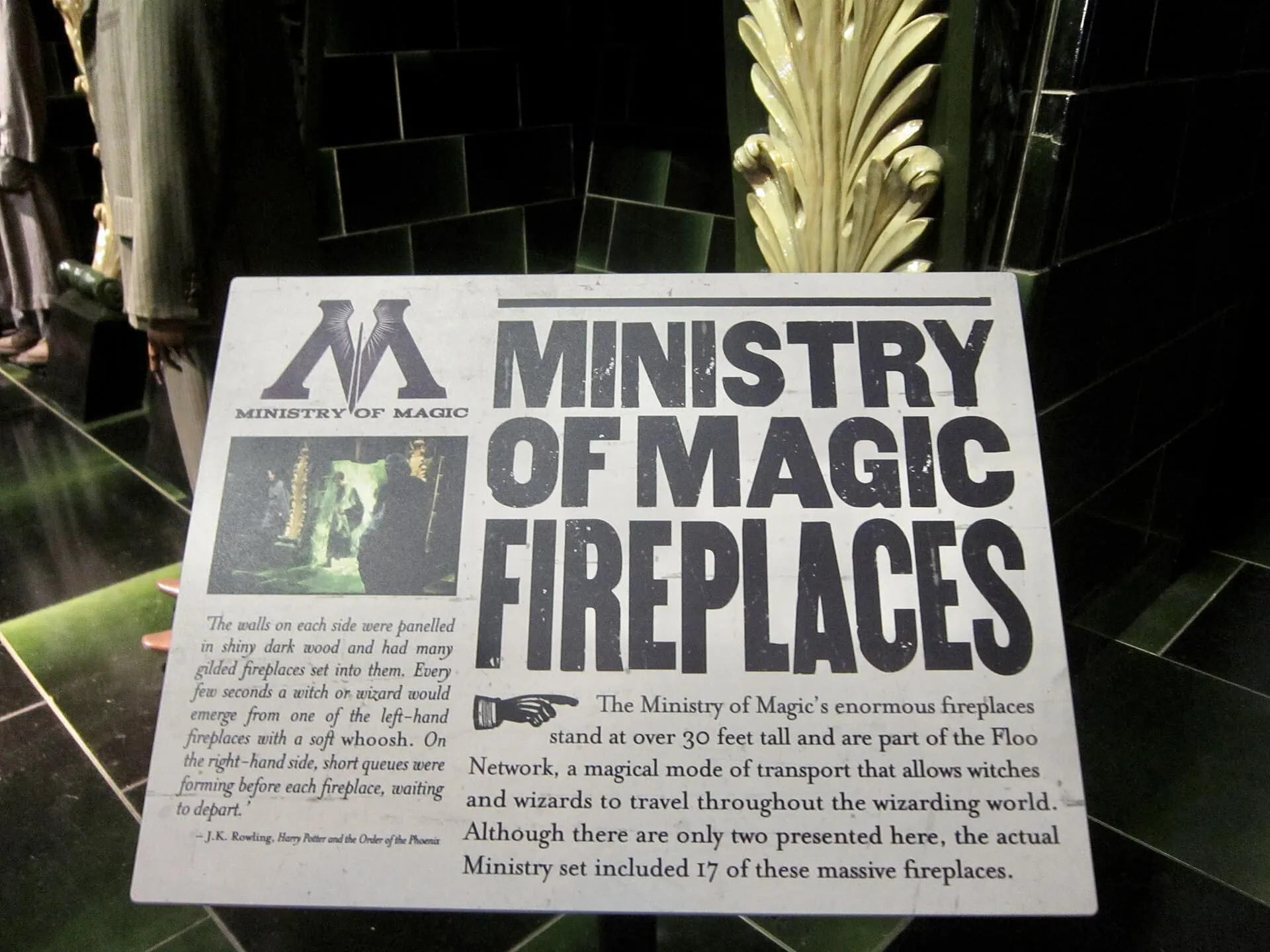 Harry Potter Stúdió London: jegyek, árak és 14 tipp 2026-ban 16 A Mágiaügyi Minisztérium és a Zsebpiszok köz