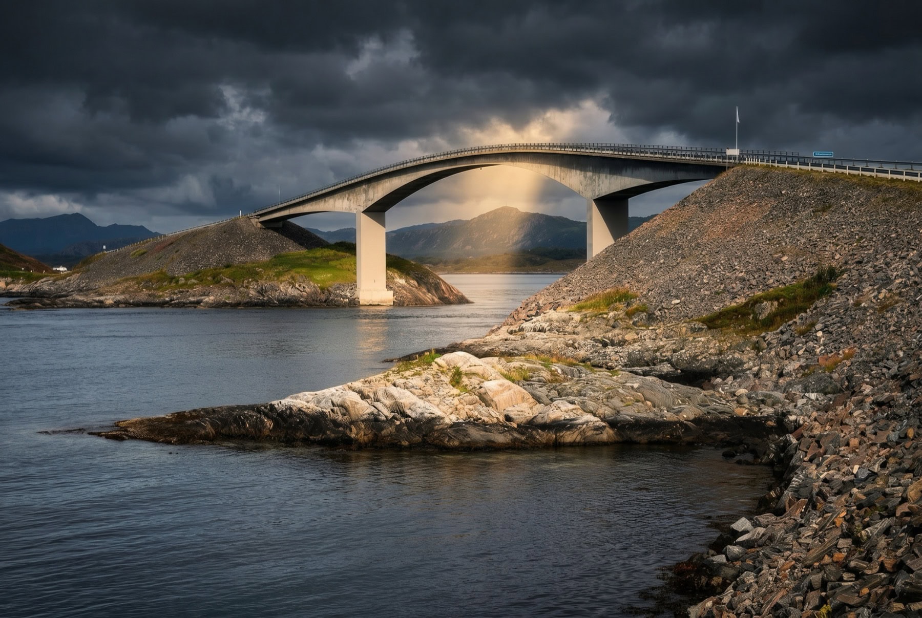 Itinerariu Norvegia 10 zile: road trip clasic zi cu zi 1 Drumul Atlantic în timpul unui road trip prin Norvegia