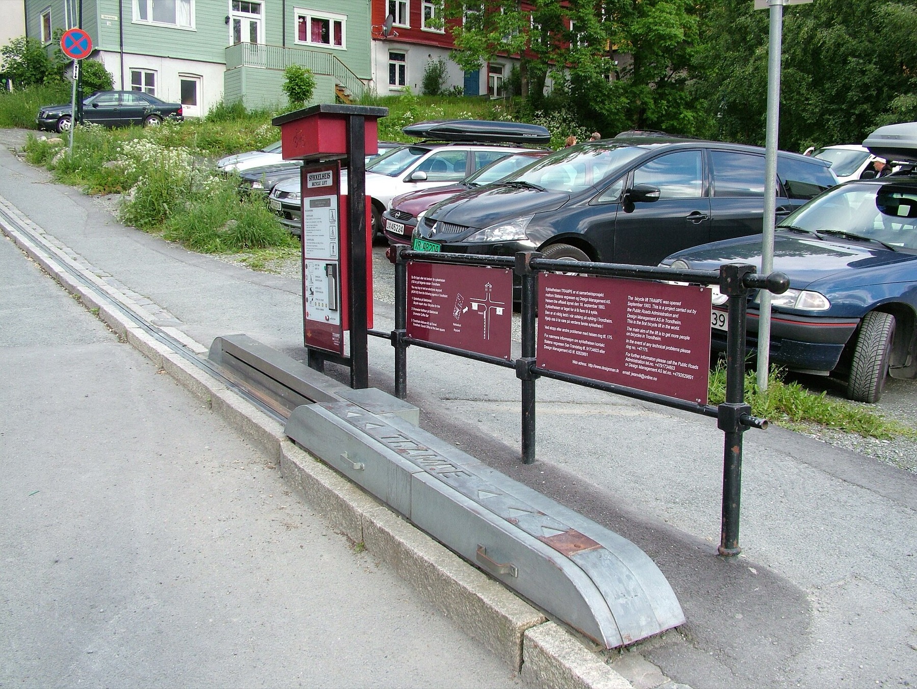 Trondheim, Norsko: 12 tipů, co vidět ve městě katedrály Nidaros 12 Cyklistický výtah Trampe