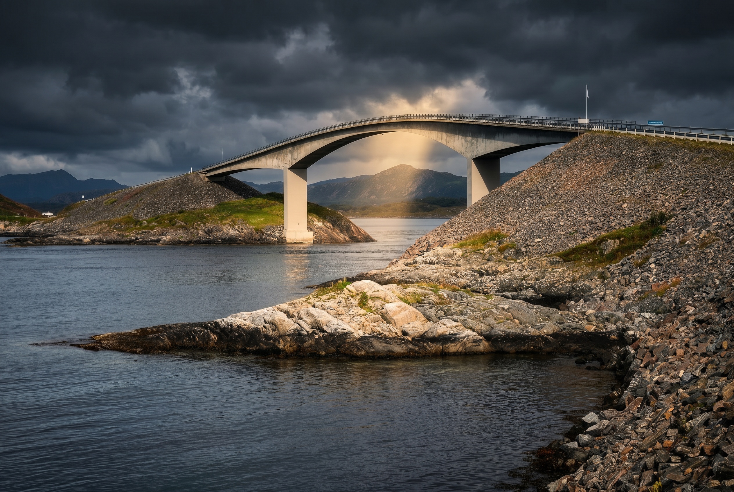 Noorwegen: 50 tips wat te zien — de mooiste plekken en fjorden in 2026 40 De Atlantische weg en de brug Storseisundet
