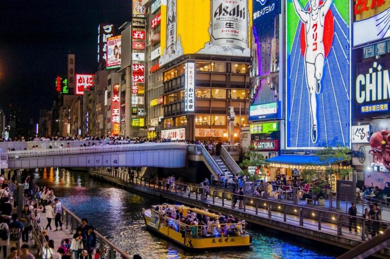 Neonová ulice Dotonbori