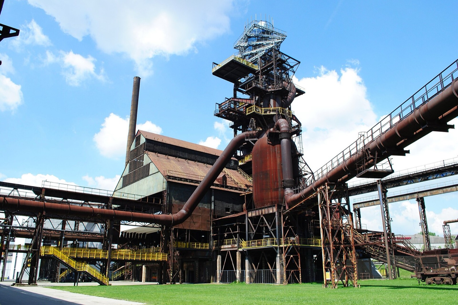Vysoká pec v industriálním areálu Dolní oblasti Vítkovice