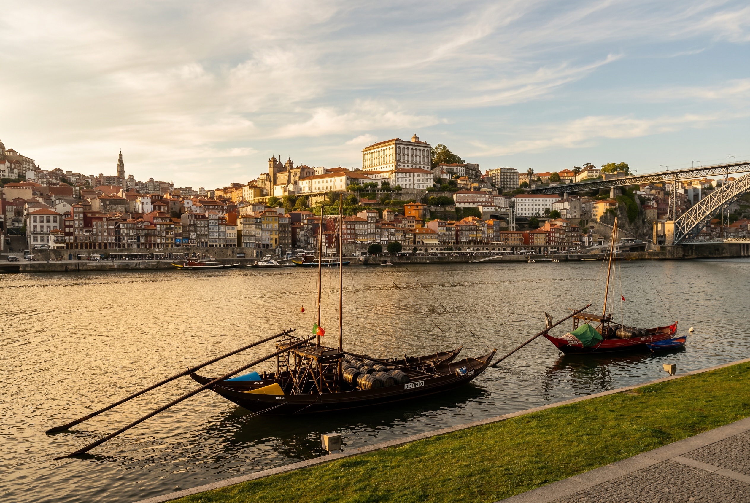 Portské víno: druhy, jak ho pít a kde ochutnat 12 Tradiční loď rabelo na řece Douro v Portu