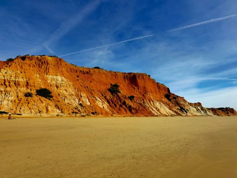 Portugalsko 6 Praia da Falésia: nejlepší pláž světa? Útesy, přístupy a tipy