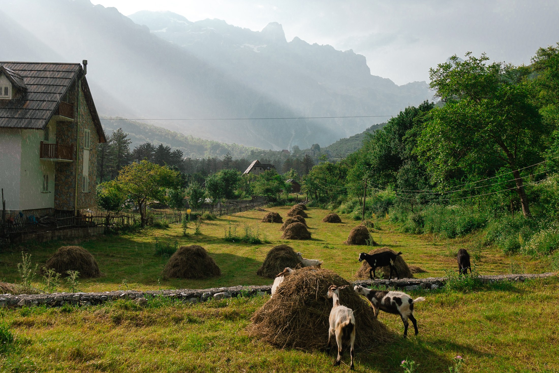 Accursed Mountains Albania: 10 Tips for Theth, Valbona & the North 2026 1 The Theth valley surrounded by the peaks of the Albanian Alps