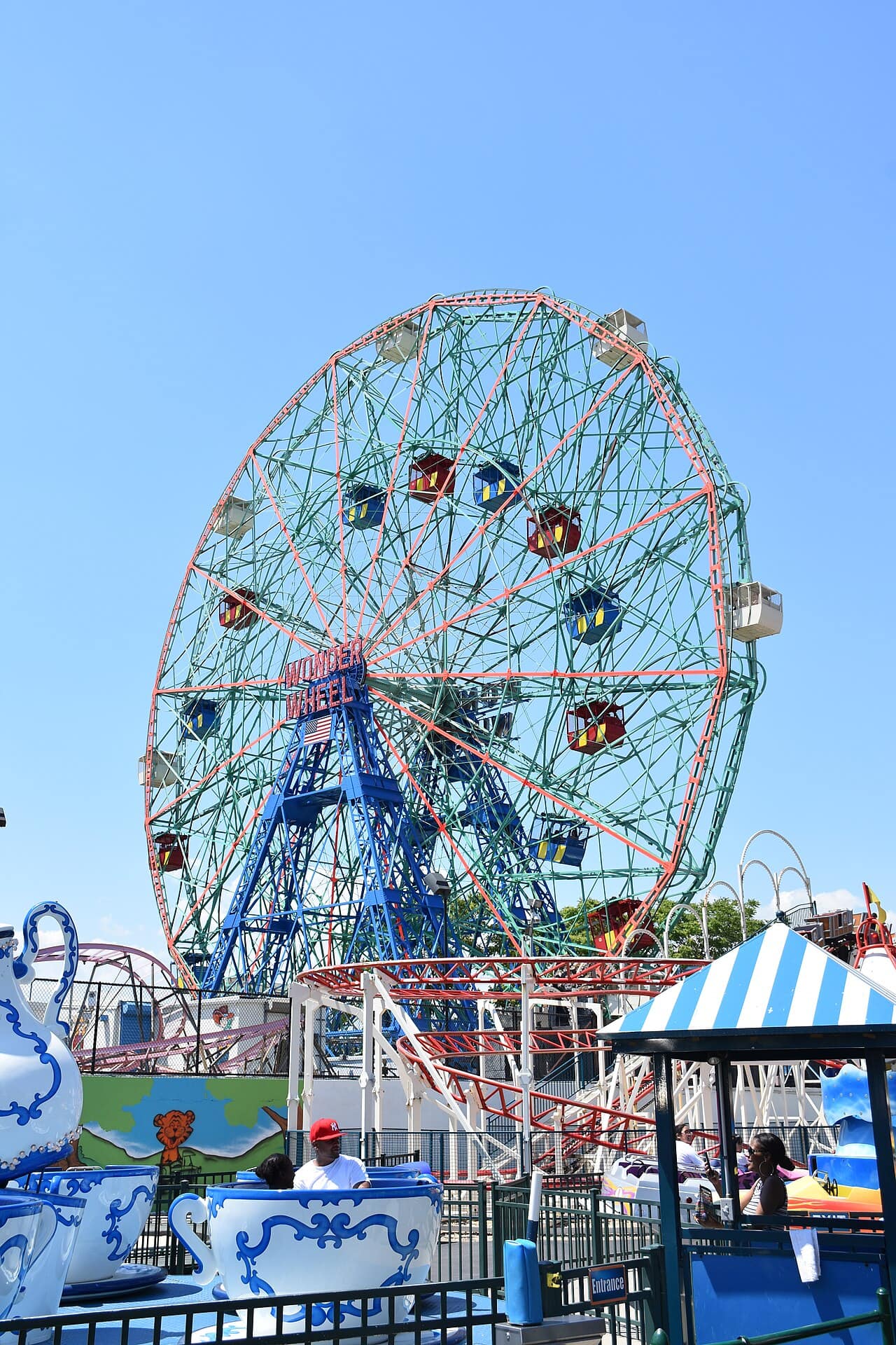 New York cu copiii: 20 de atracții și experiențe 2026 1 Roata gigantică Wonder Wheel de pe Coney Island