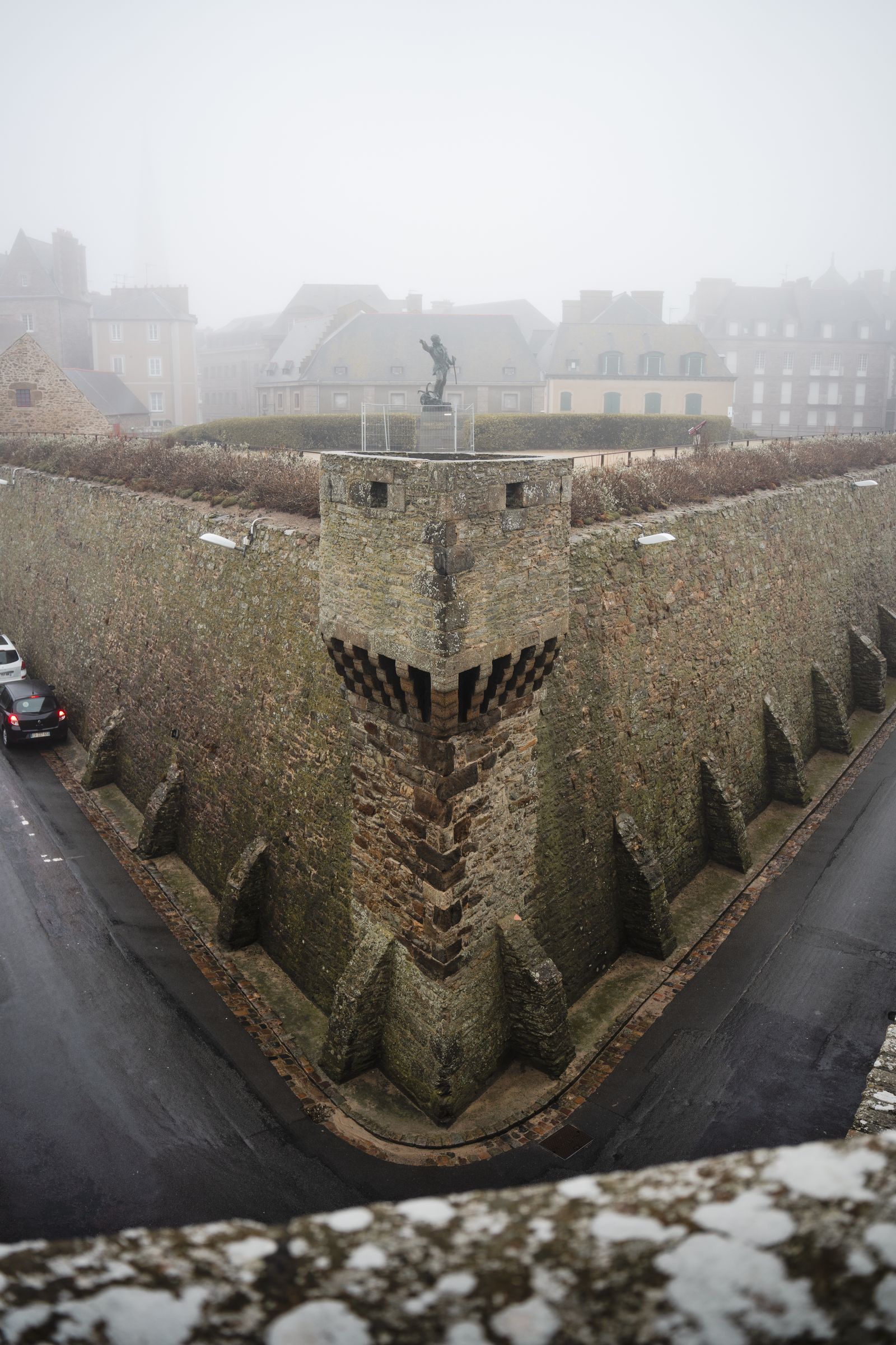 Hradby a stare mesto Saint-Malo v Bretonsku