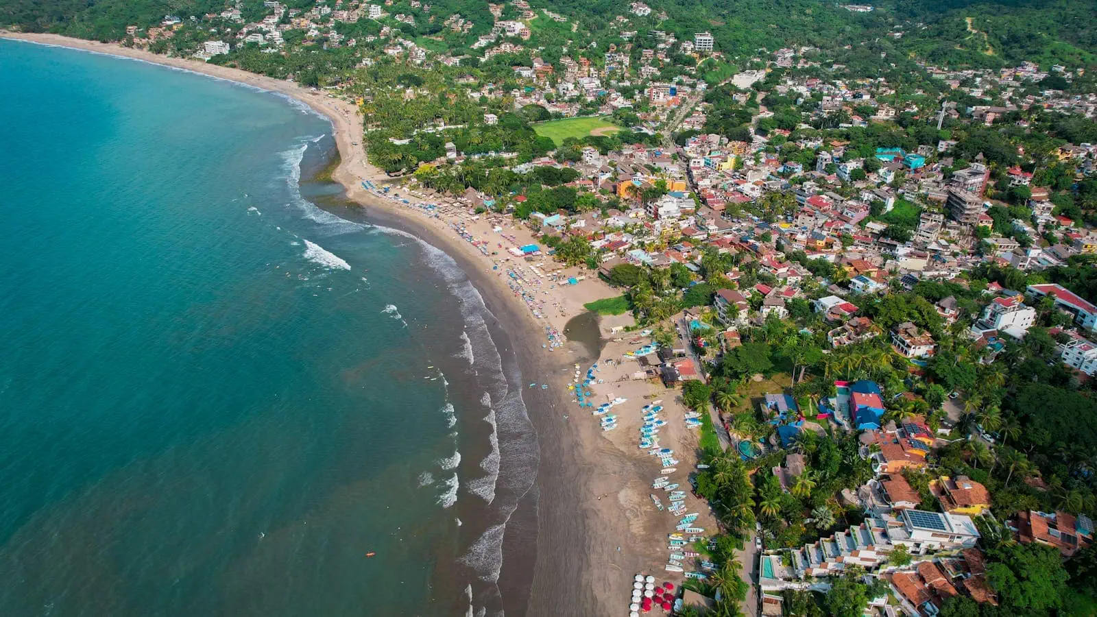 Puerto Vallarta, Mexico: 15 Things to See & Do + Sayulita 16 The coastline of surf town Sayulita