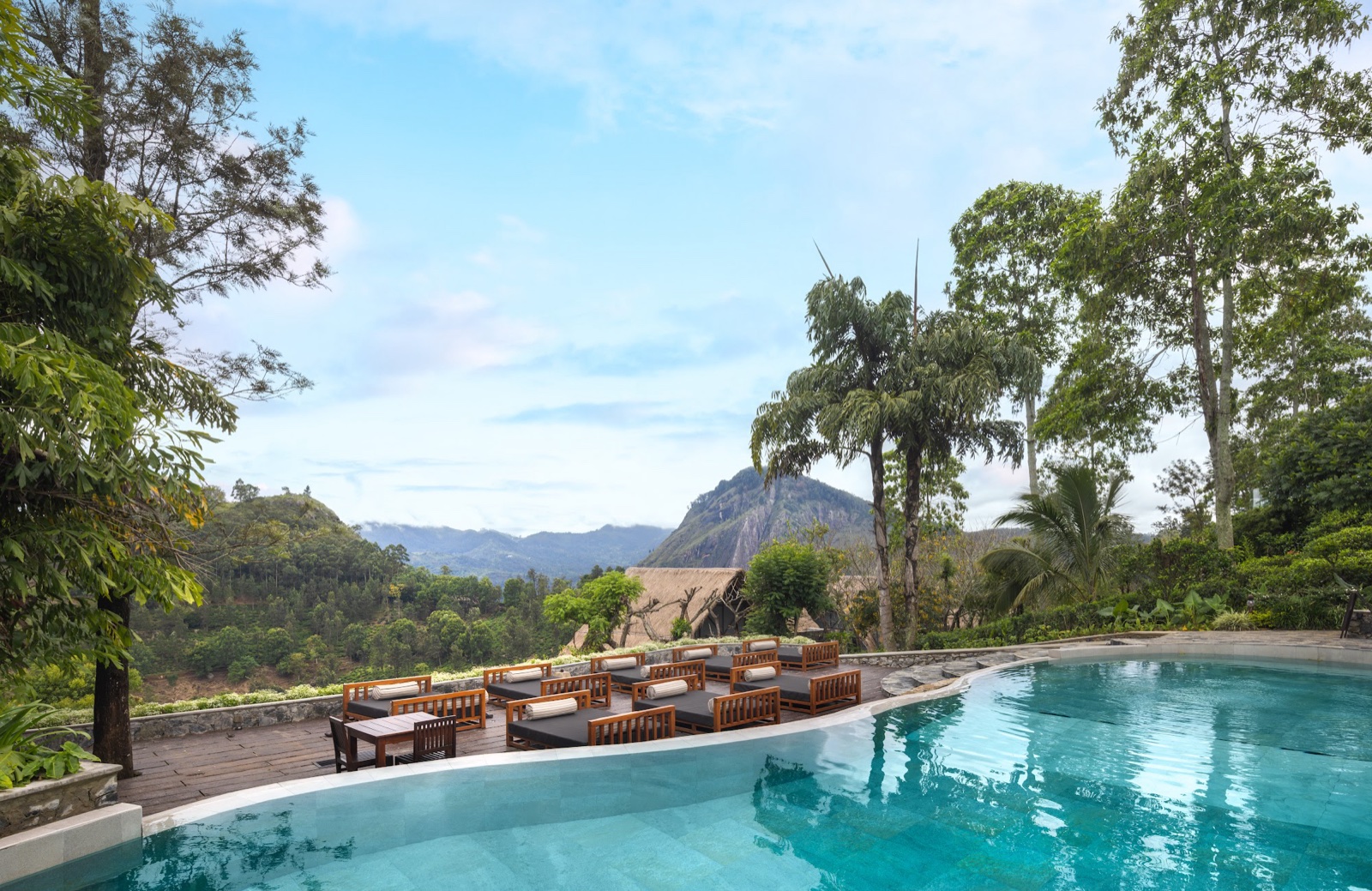Sri Lanka Travel Guide: 21 Best Things to See in 2026 2 The pool at 98 Acres Resort overlooking the Ella Gap