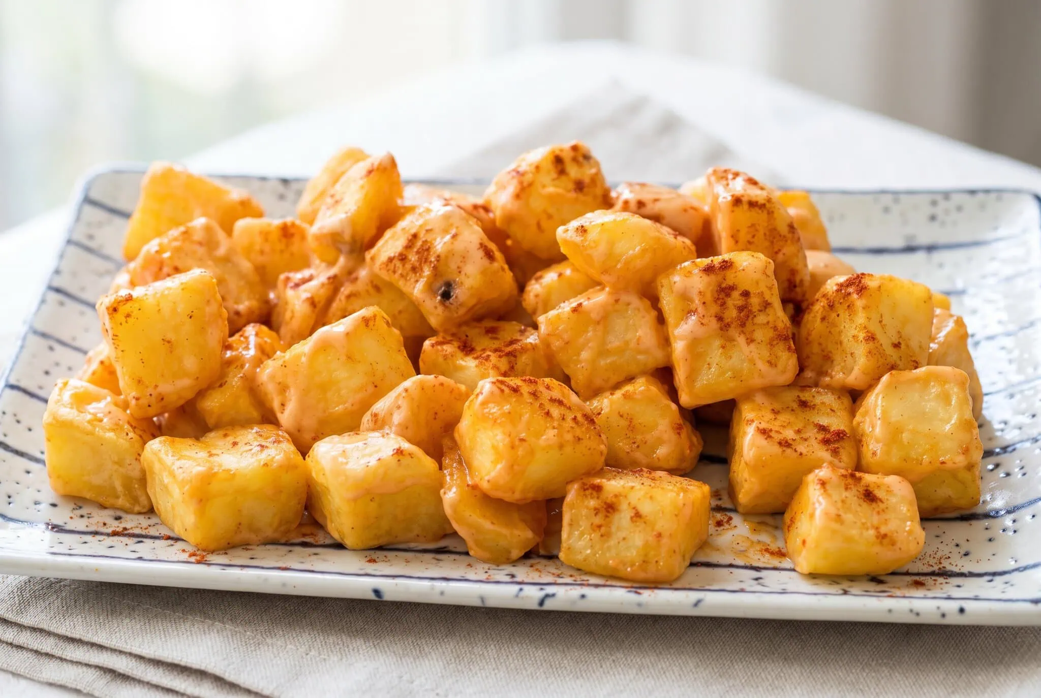 Španielske tapas: čo to je, ako ich jesť a 16 tipov, čo si objednať 4 Patatas bravas s pikantnou omáčkou