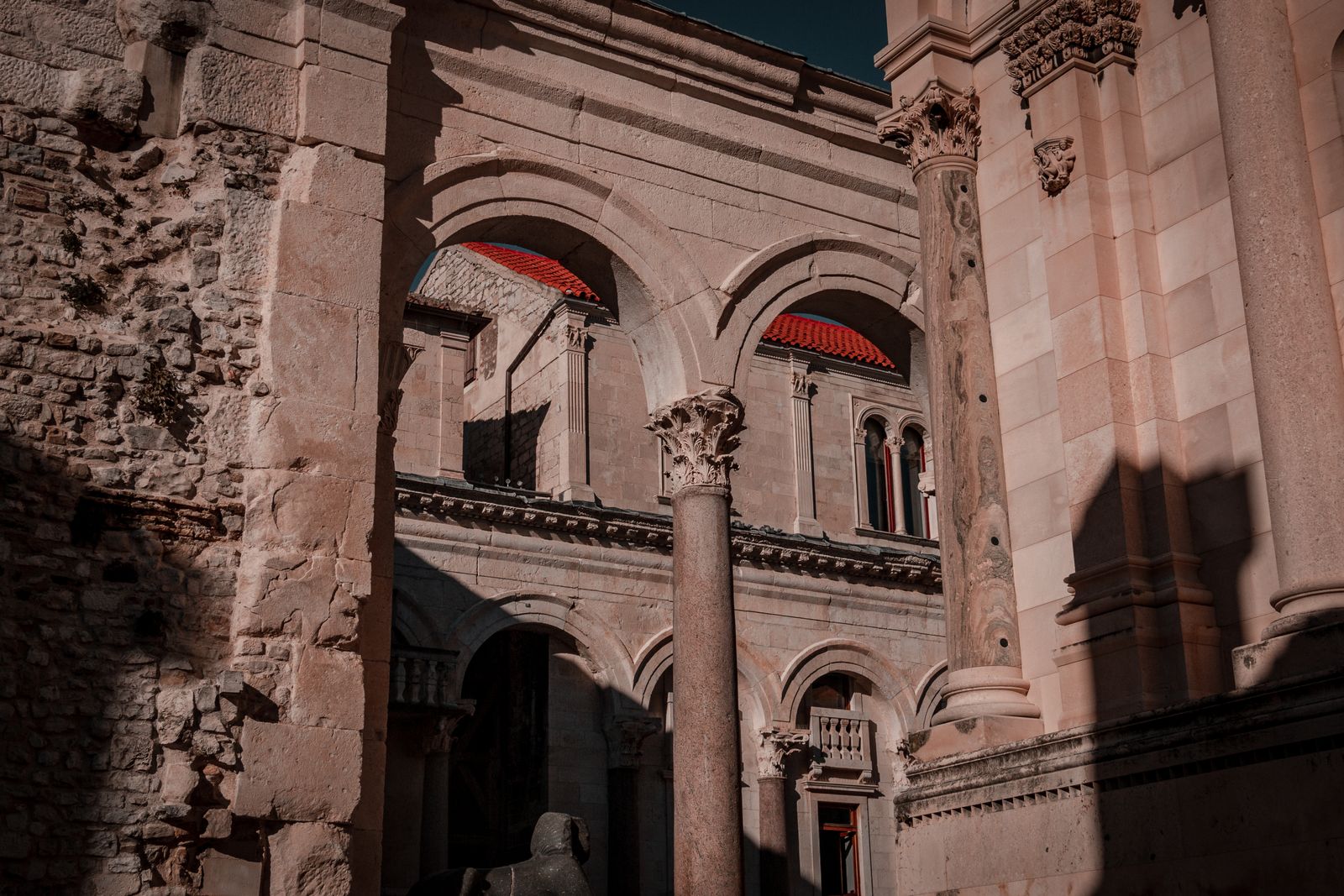 Peristyl Diokleciánova paláce