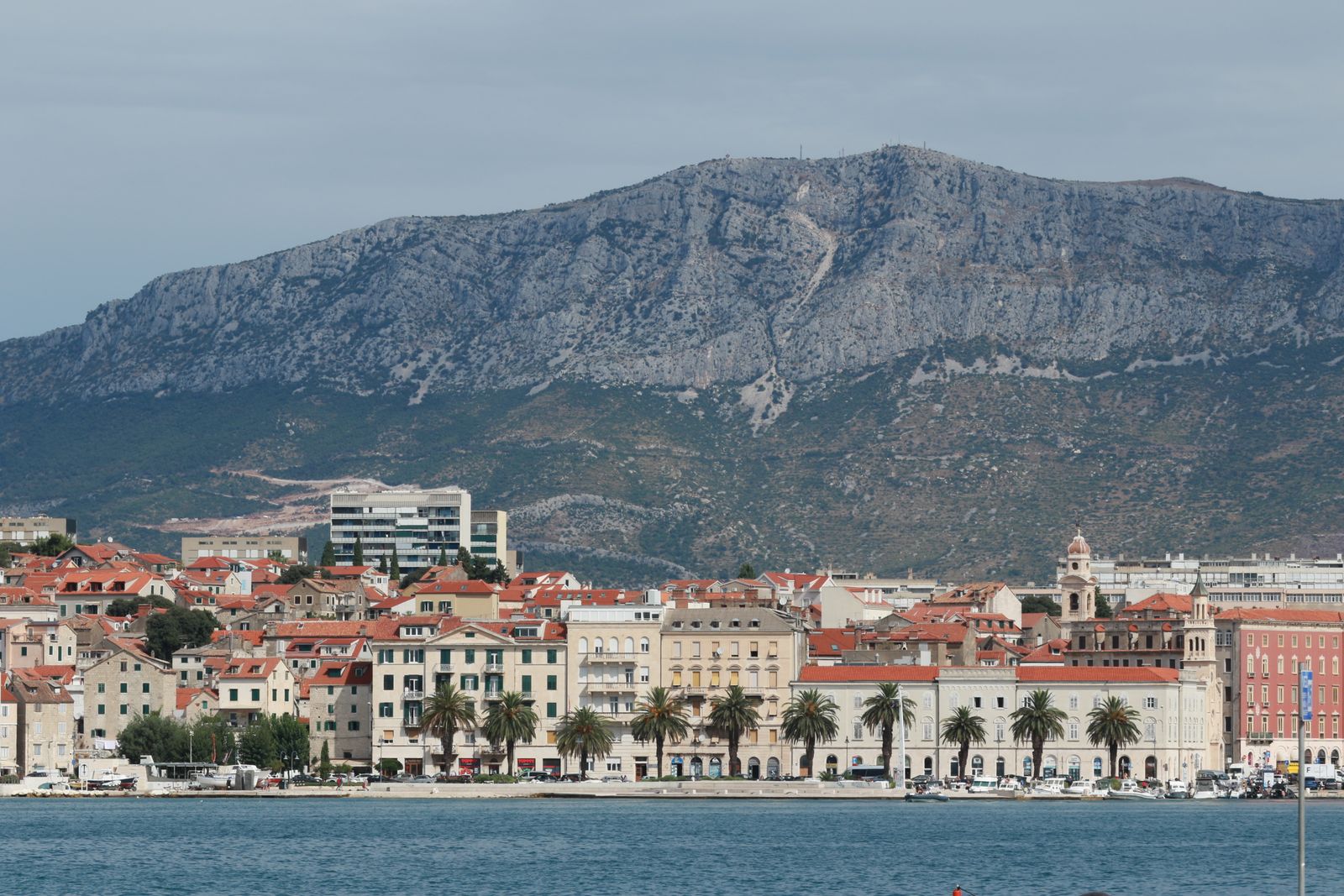 Výhled z kopce Marjan na Split