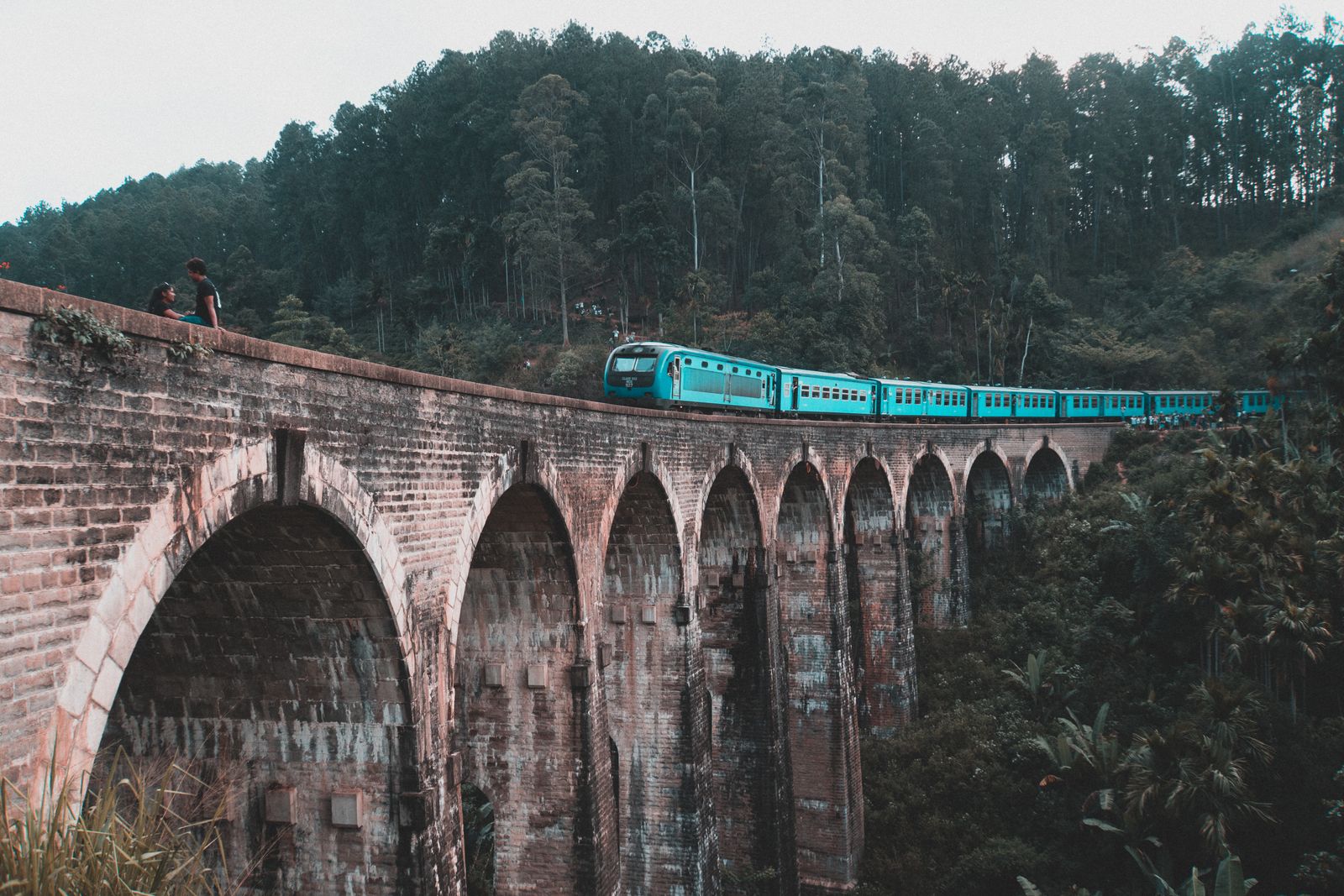 Sri Lanka Travel Guide: 21 Best Things to See in 2026 9 Nine Arch Bridge near Ella with a train passing over it