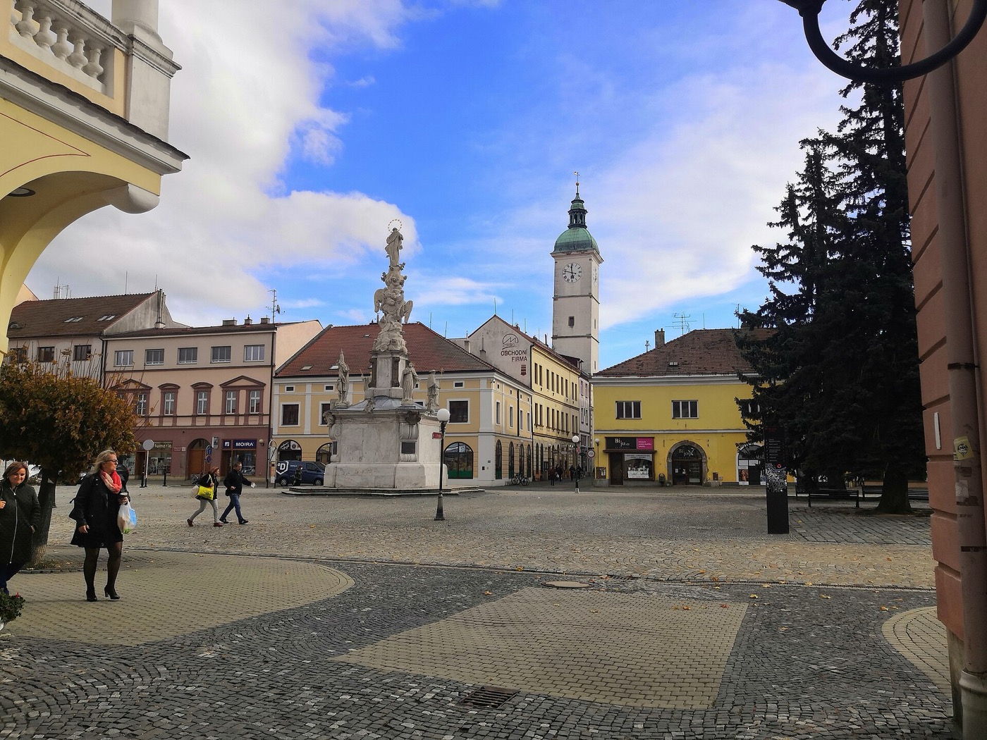 Mariánské náměstí v Uherském Hradišti