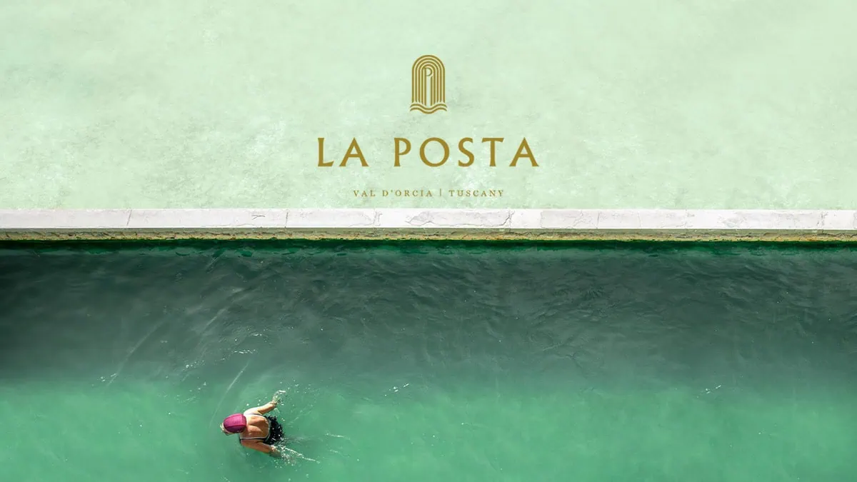 Piscina termale Val di Sole dell'hotel La Posta a Bagno Vignoni
