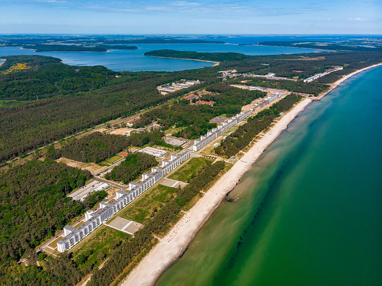 Rügen Island Germany: 12 Film Locations to Visit in 2026 8 The Prora complex stretching for kilometres along a Rügen beach