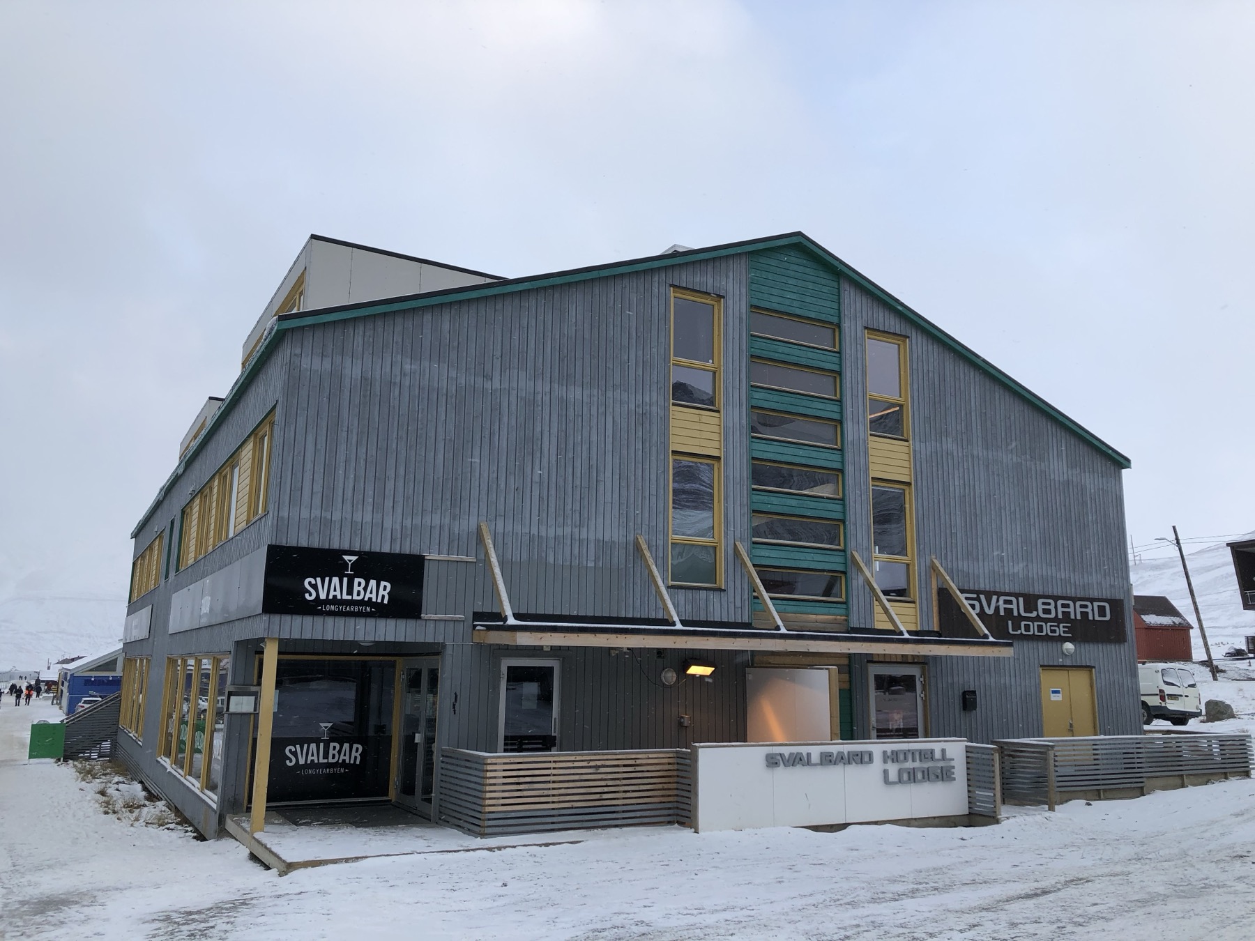 Longyearbyen, Svalbard: 12 Things to See in the World's Northernmost Town 18 Svalbar bar and Svalbard Hotell Lodge in central Longyearbyen