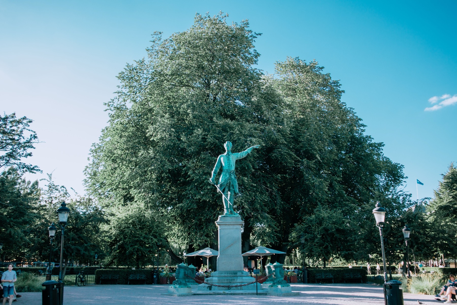 Zeleň na ostrově Djurgården