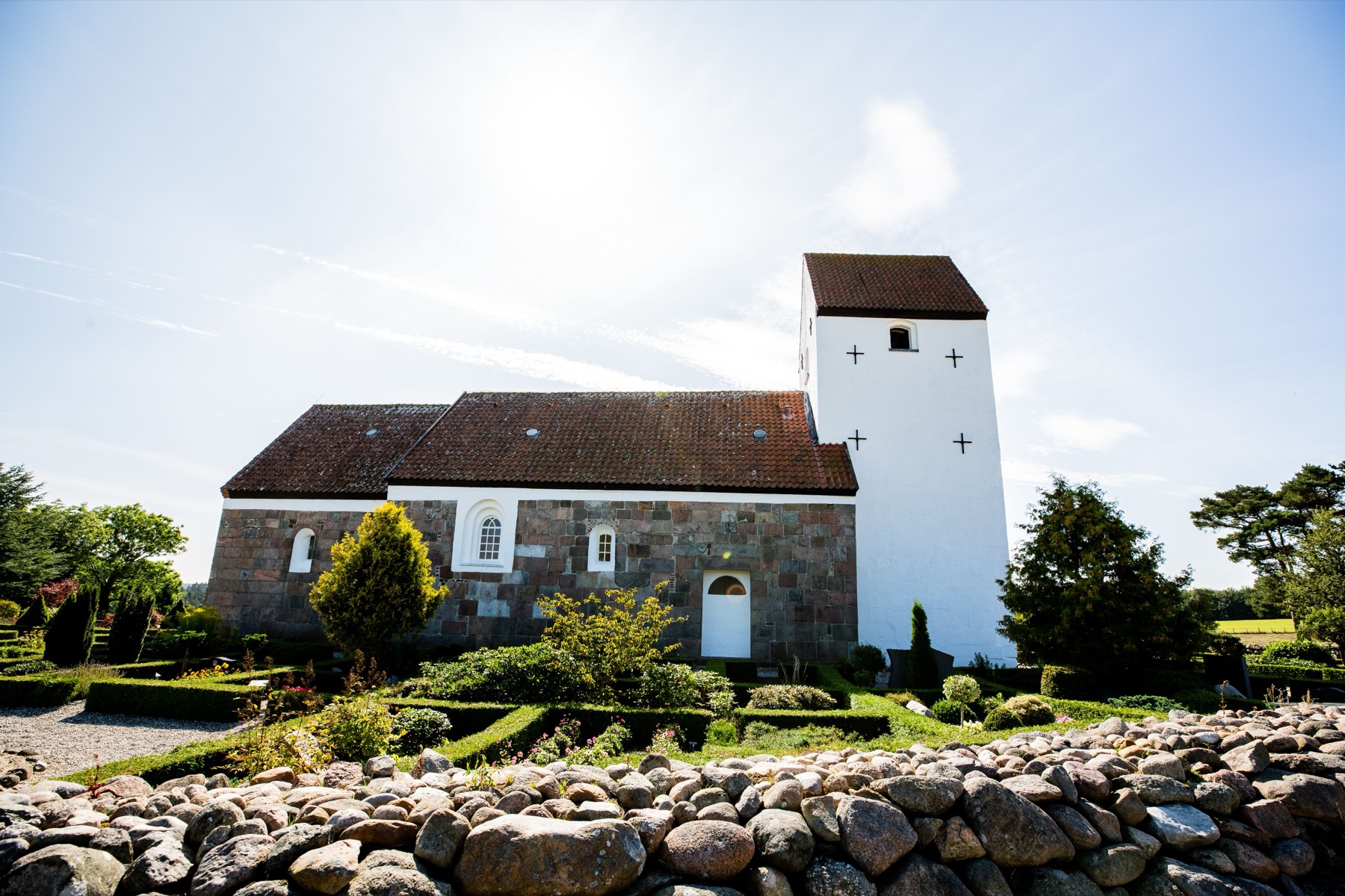 Jeden z 92 středověkých kostelů na gotlandském venkově