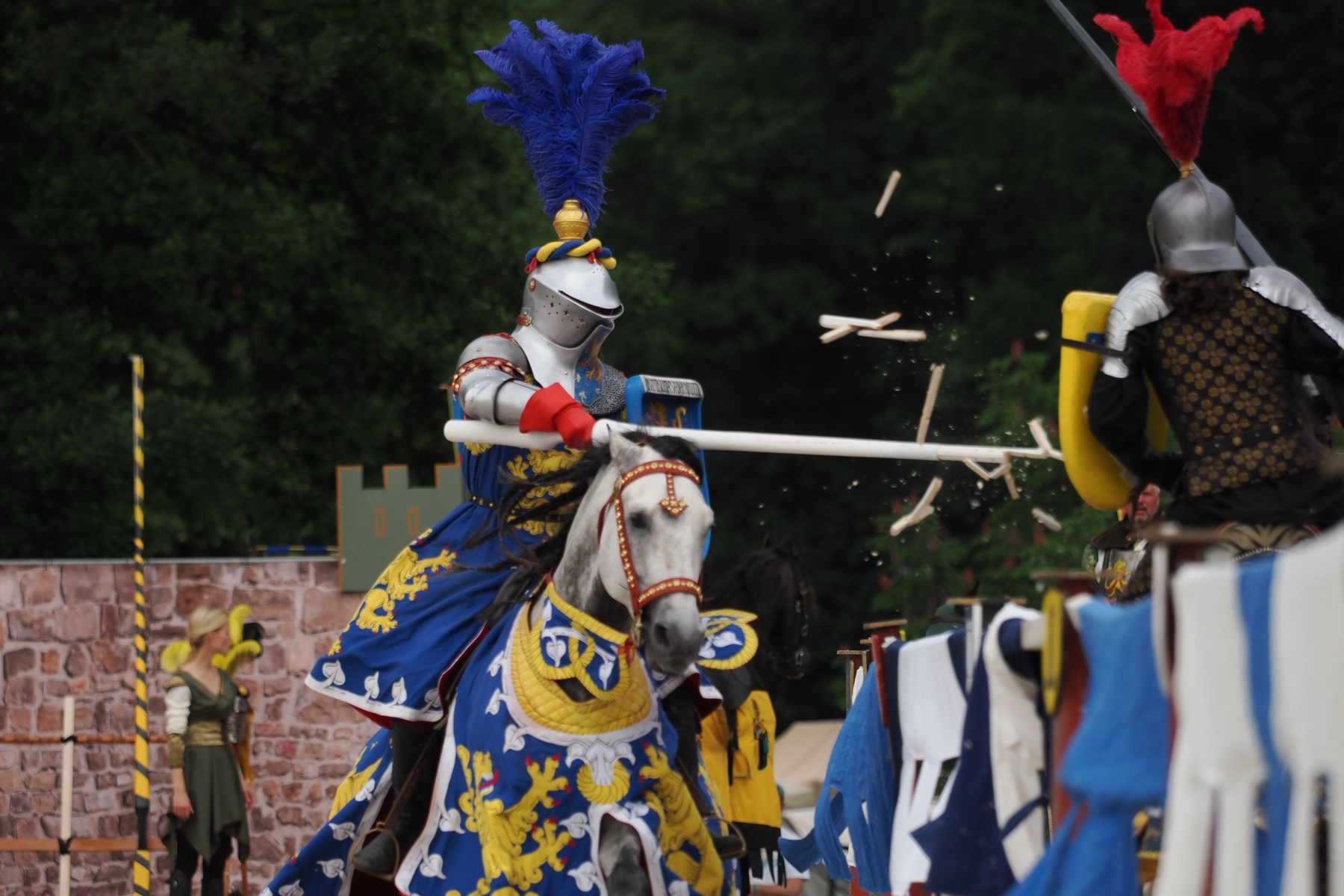 Středověký festival s rytíři