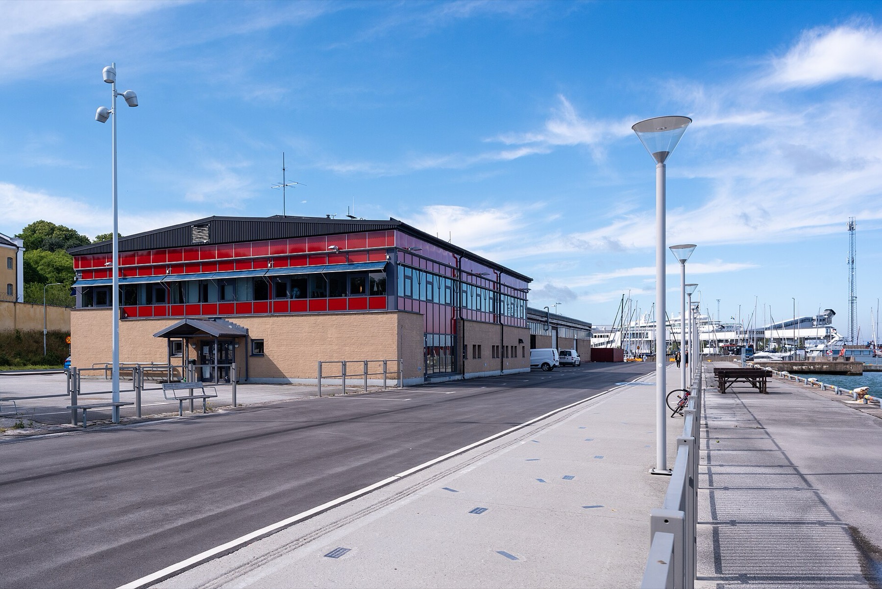 Trajekt v přístavu Visby