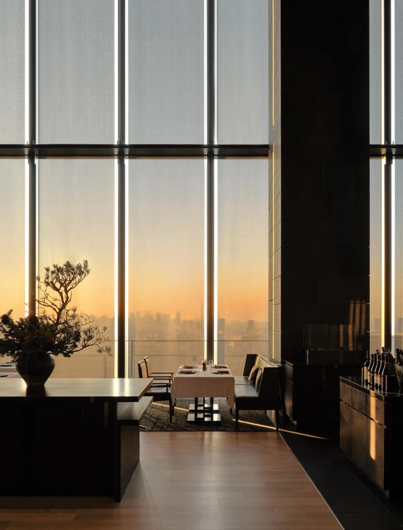 The World's Most Luxurious Hotels: 29 Addresses That Will Surprise You in 2026 36 Lobby of Aman Tokyo with its Japanese ceiling