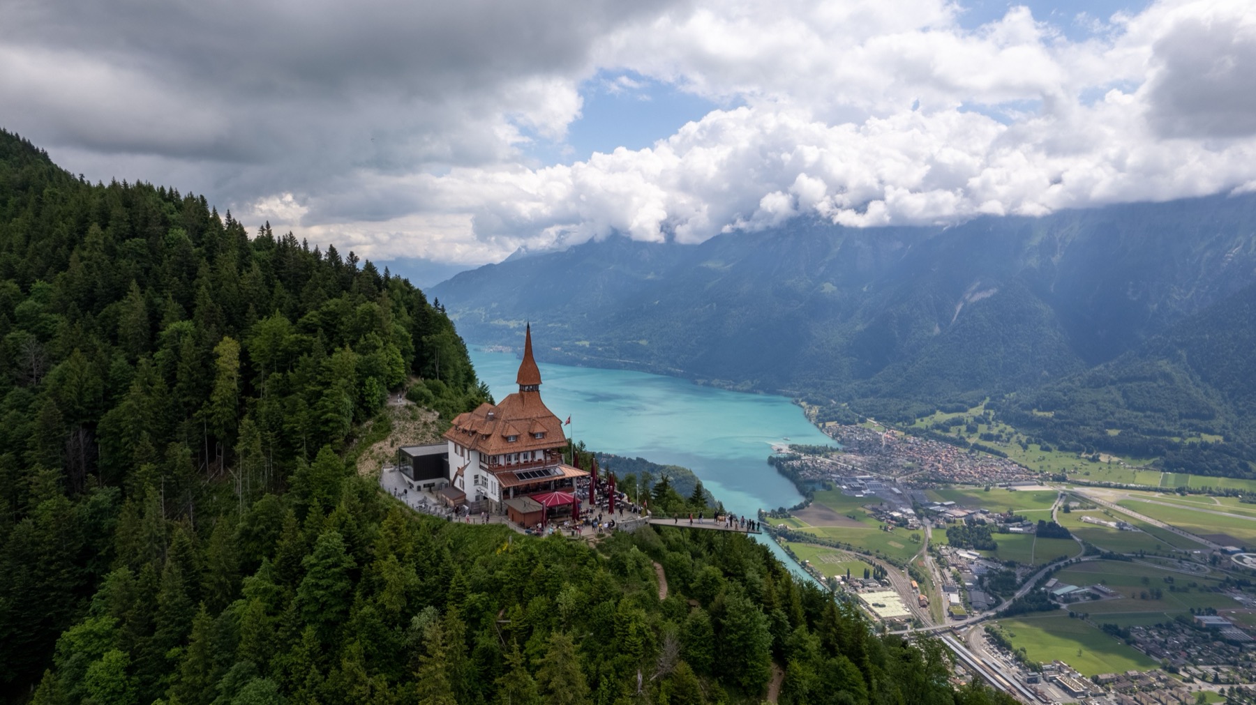 Bönigen, Switzerland: 24 Things to Do at Lake Brienz 2026 27 Harder Kulm viewpoint above Interlaken