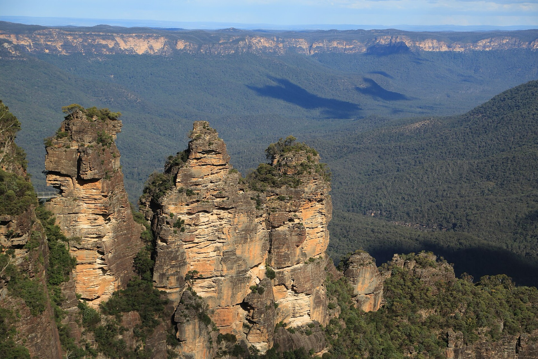 Austrália 2026: 30 lugares mais lindos + dicas práticas 3 Formação rochosa Three Sisters nas Blue Mountains