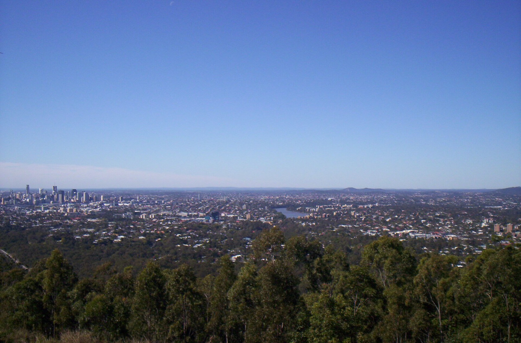 Brisbane, Austrália 2026: 20 dicas do que ver e fazer 11 Vista de Brisbane do mirante Mt Coot-tha