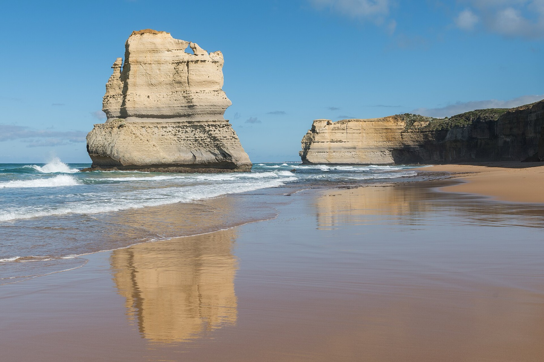 Great Ocean Road, Austrálie: 14 zastávek a itinerář na 2 dny 14 Pláž pod Gibson Steps