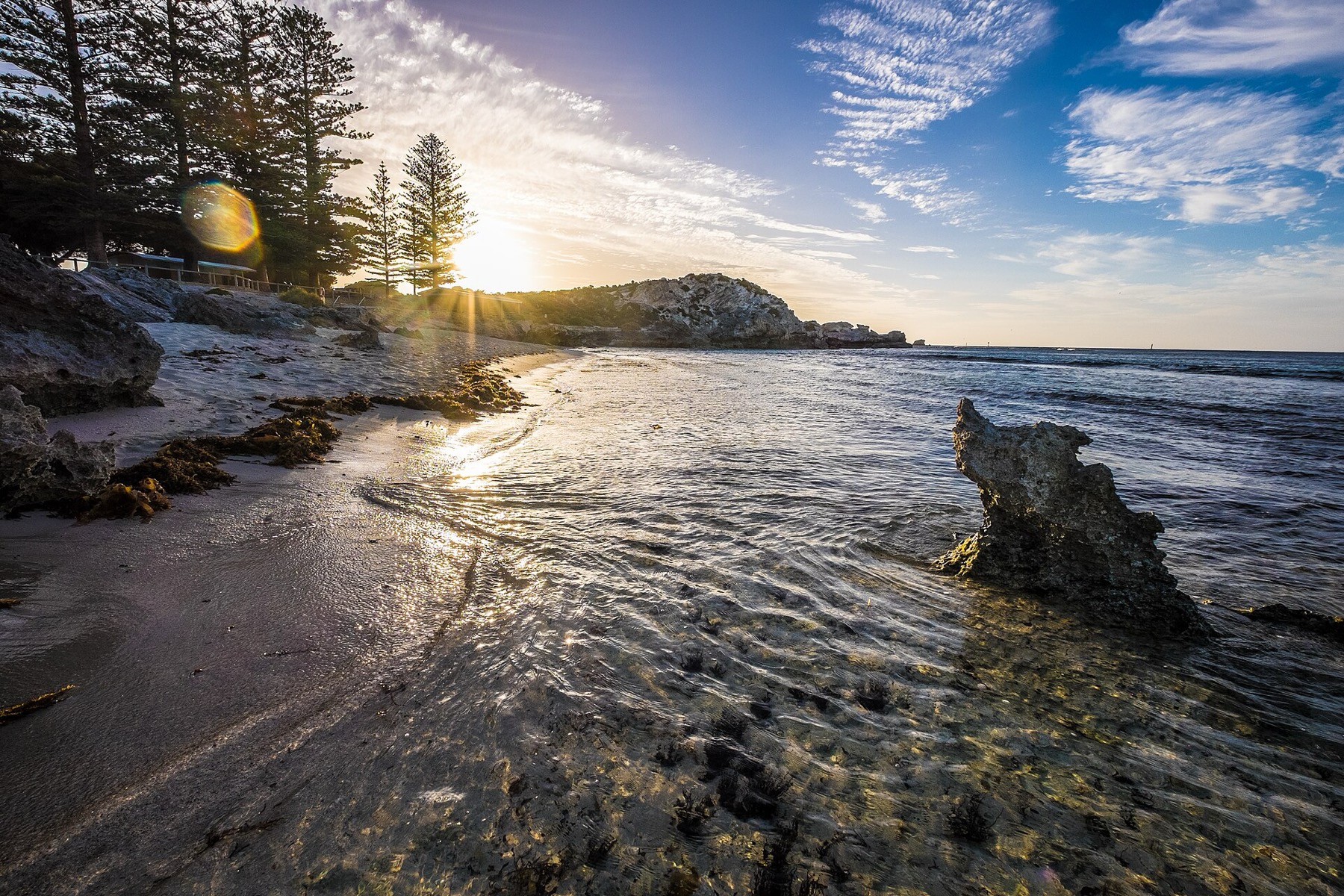Rottnest Island, Austrálie: 12 tipů, co vidět – quokky a pláže 7 Pláž The Basin