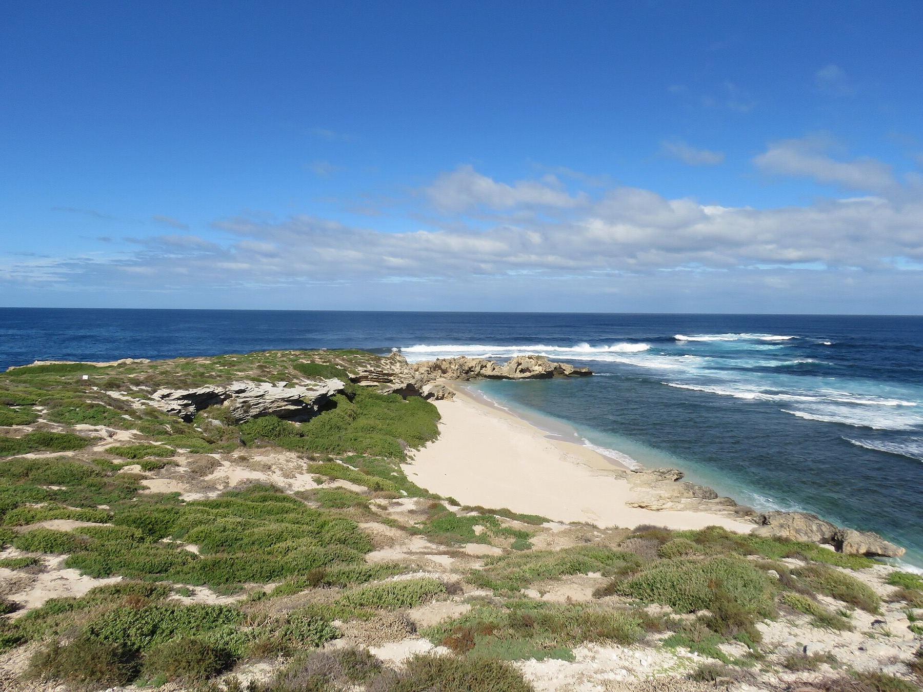 Rottnest Island, Austrálie: 12 tipů, co vidět – quokky a pláže 13 Cape Vlamingh na západním cípu