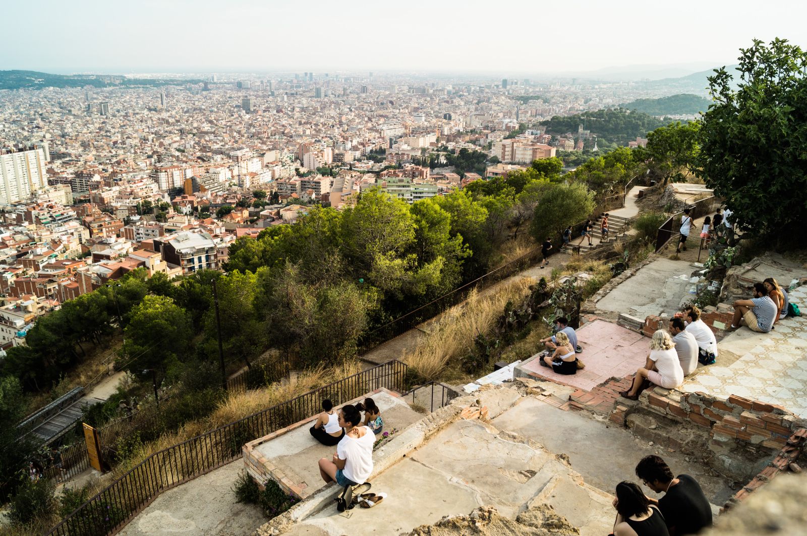 Barcelona za 3 dny: itinerář (+ varianty na 1, 2 a 5 dní) 19 Vyhlídka Bunkers del Carmel nad Barcelonou