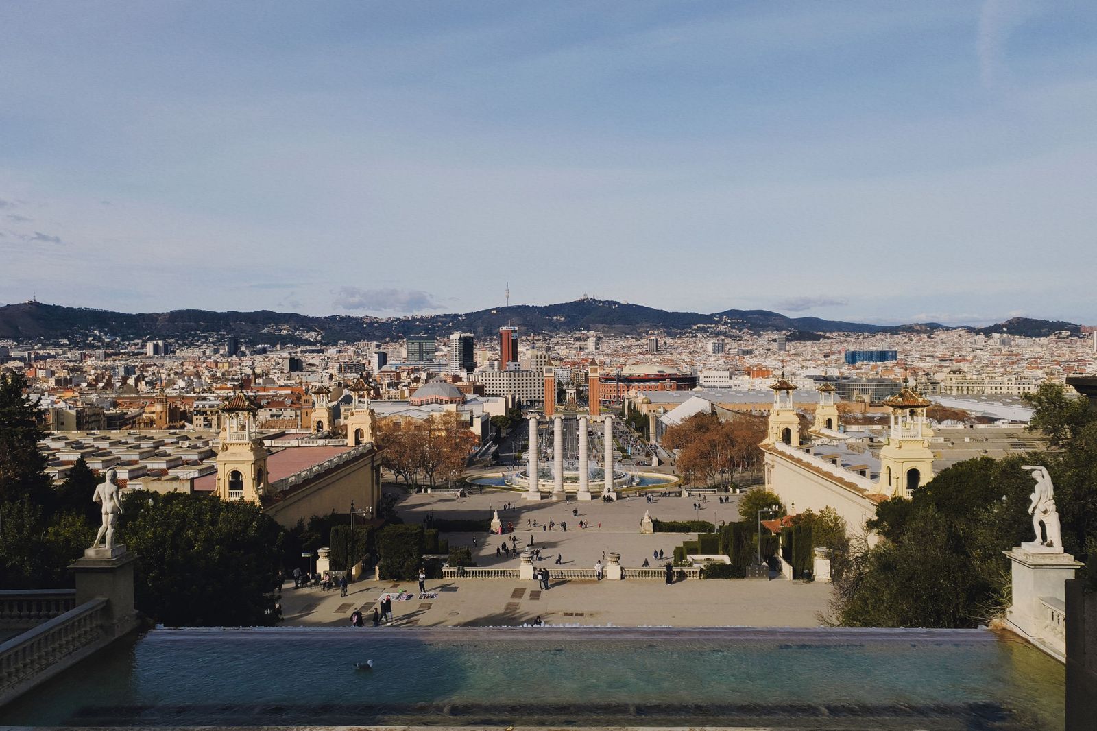 Barcelona za 3 dny: itinerář (+ varianty na 1, 2 a 5 dní) 9 Palác MNAC a fontány na Montjuïcu v Barceloně