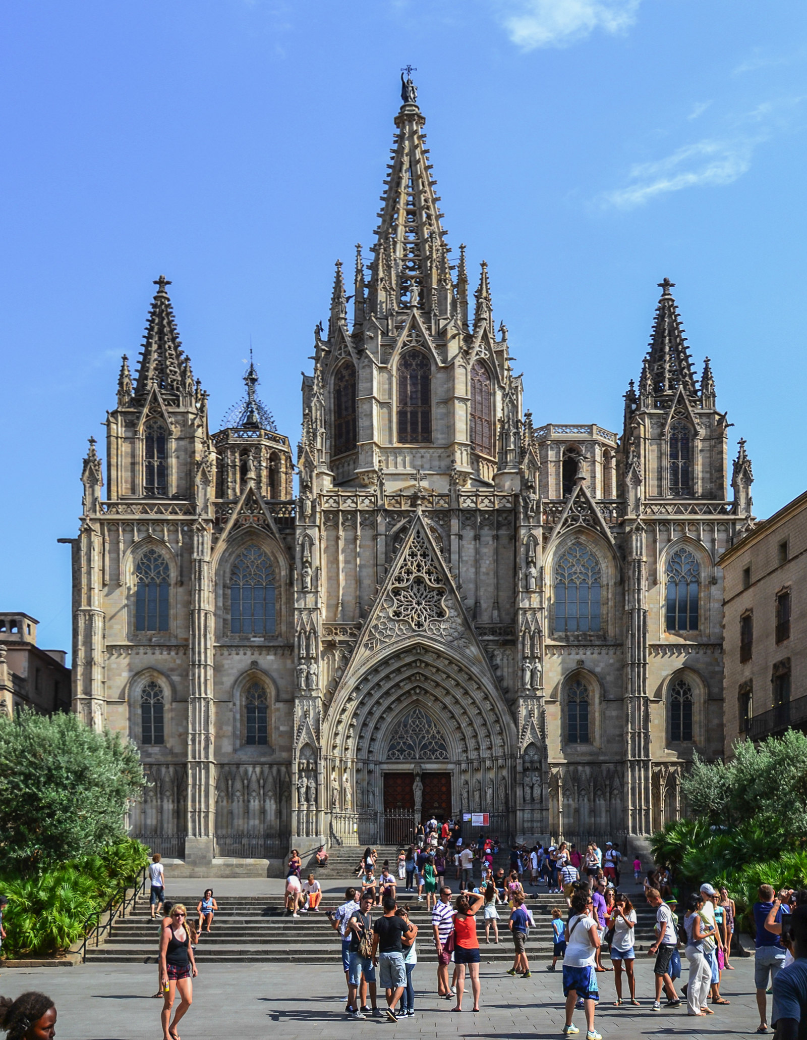 Barcelona za 3 dny: itinerář (+ varianty na 1, 2 a 5 dní) 21 Katedrála v Barceloně na náměstí Pla de la Seu