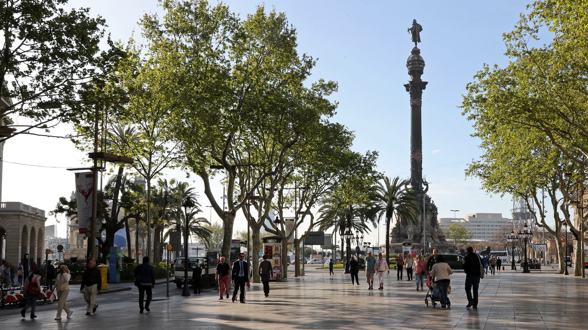 Barcelona za 3 dny: itinerář (+ varianty na 1, 2 a 5 dní) 15 Kolumbův památník Mirador de Colom na konci La Rambly