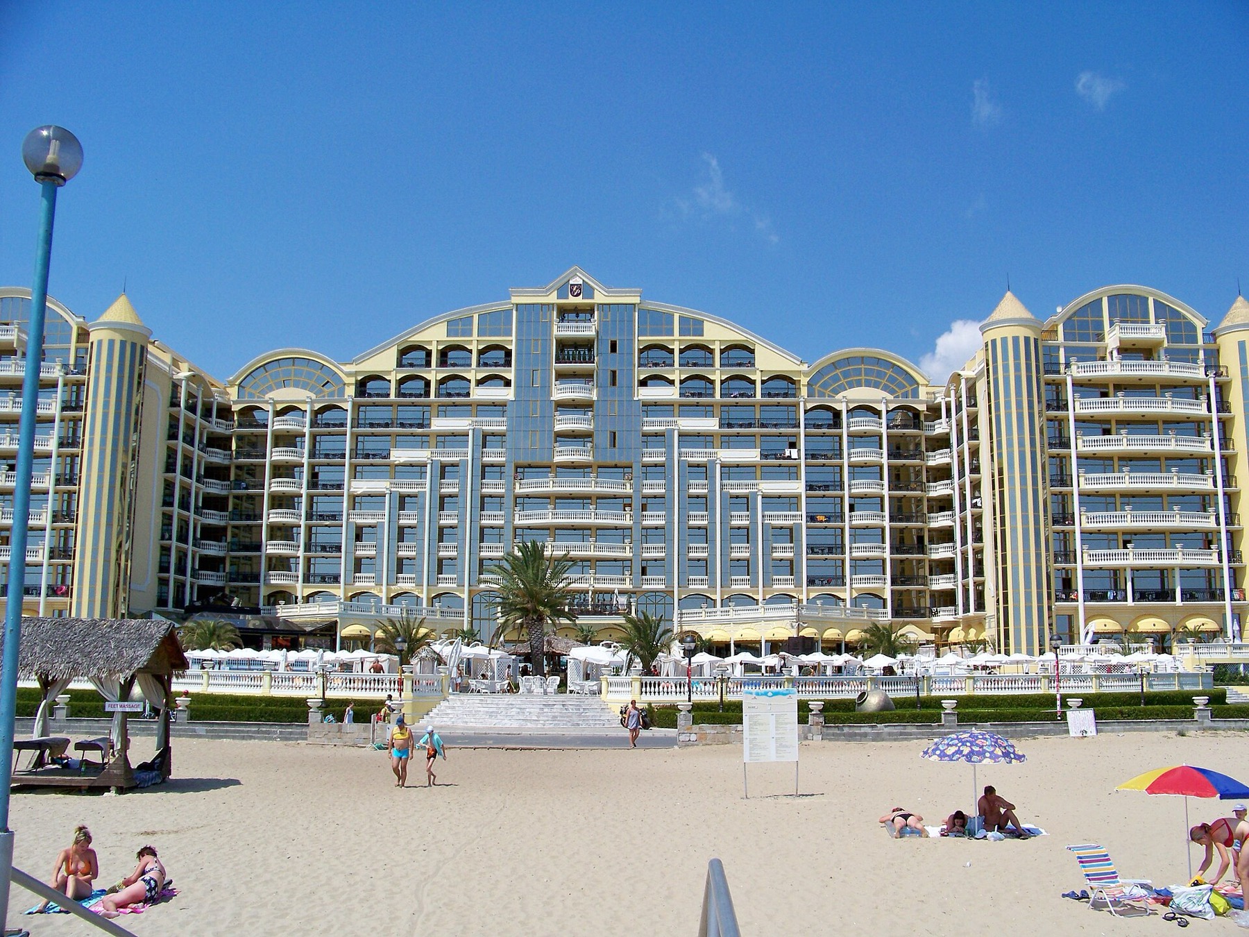 Preços na Bulgária em 2026: quanto custa uma viagem depois do euro 6 Hotéis ao longo da praia em Sunny Beach