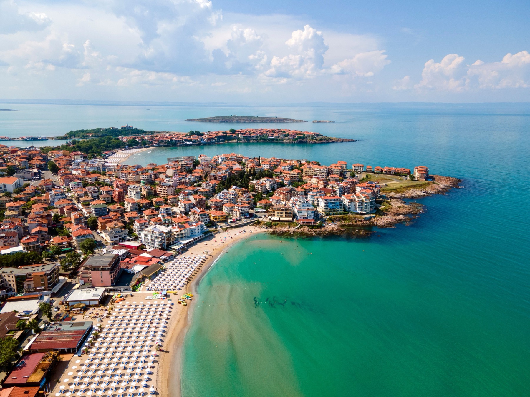 Clima en Bulgaria 2026: temperatura del mar mes a mes y cuándo ir 4 Playa Harmani en Sozopol a principios de otoño