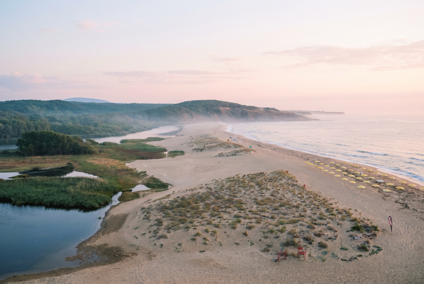 Praias da Bulgária: 20 destinos imperdíveis para visitar 6 Delta do rio Veleka perto de Sinemorets