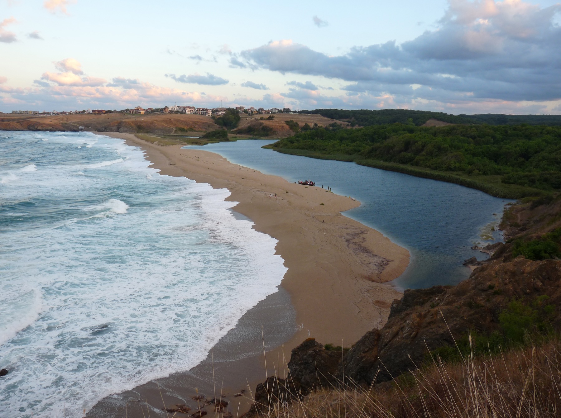 Primorsko e la costa sud della Bulgaria: 18 consigli su cosa vedere e dove fare il bagno 2026 21 Foce del Veleka, dove il fiume si getta nel mare