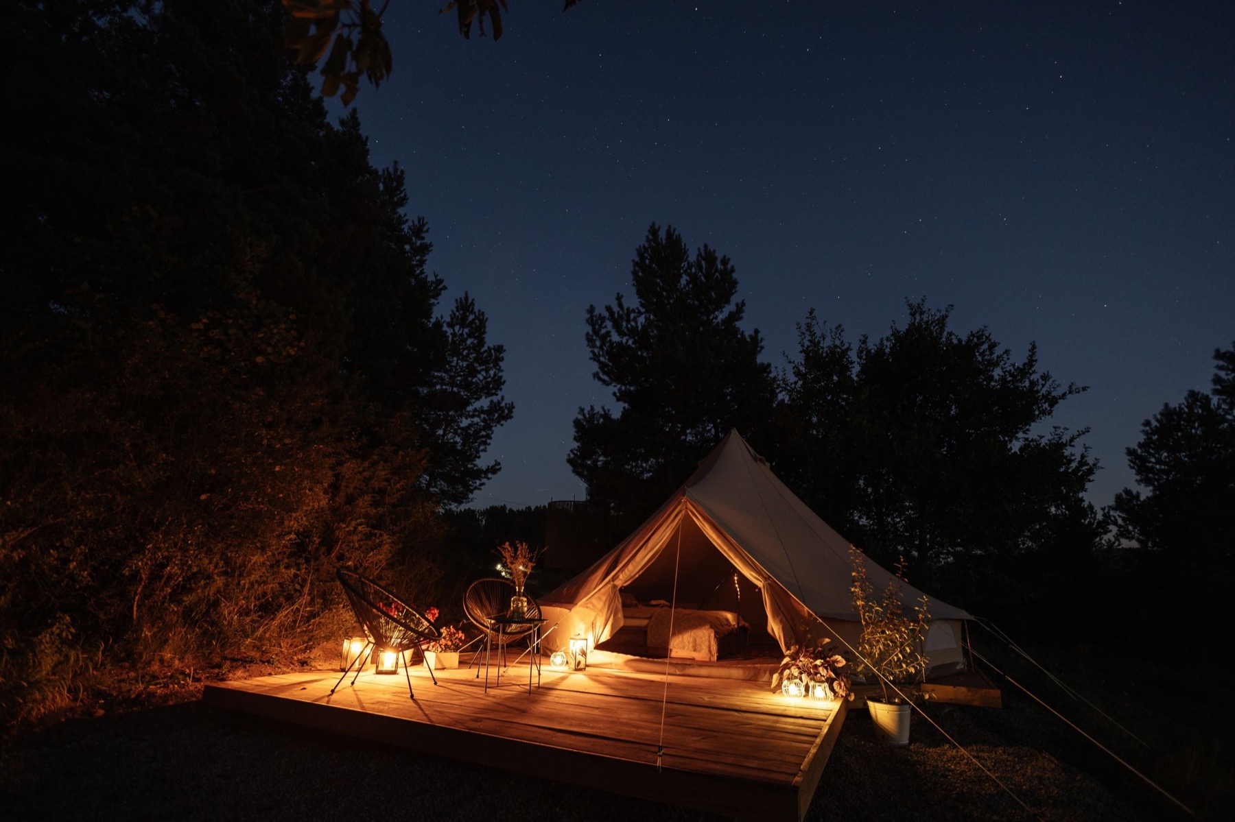 Glamping Tschechien: 34 beste Orte für 2026 66 Glamping ticho — Zelte, Tedražice bei Sušice