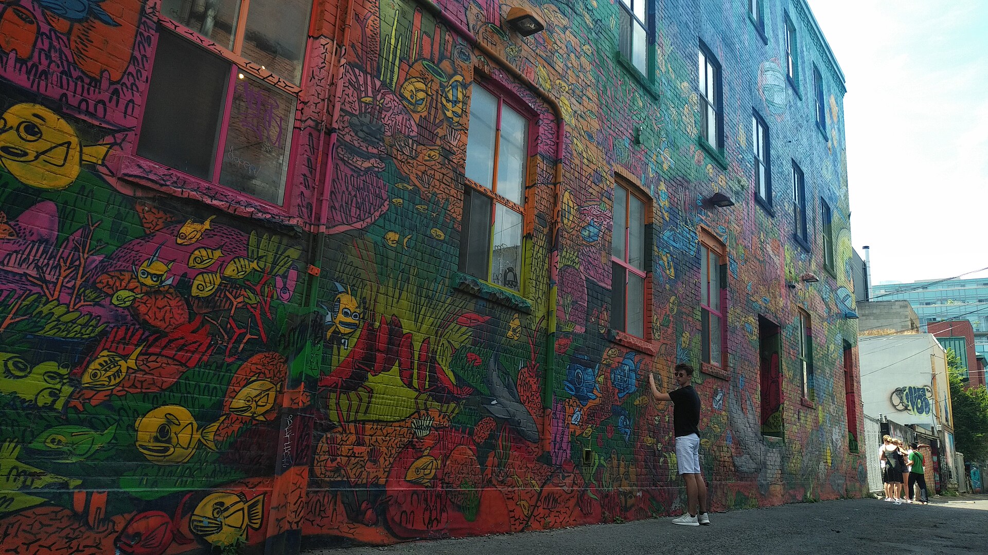 Toronto, Kanada: 20 Sehenswürdigkeiten & Tipps 2026 1 Buntes Wandbild in Torontos Graffiti Alley