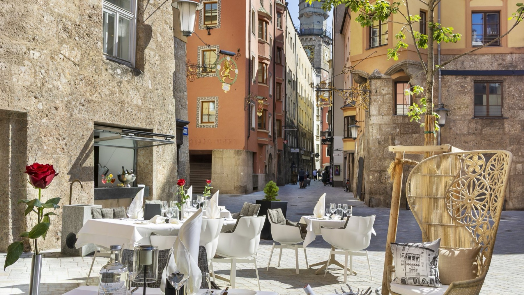 Wo übernachten in Innsbruck: 17 beste Hotels 2026 4 Restaurant des Hotel Das Innsbruck in der Altstadt