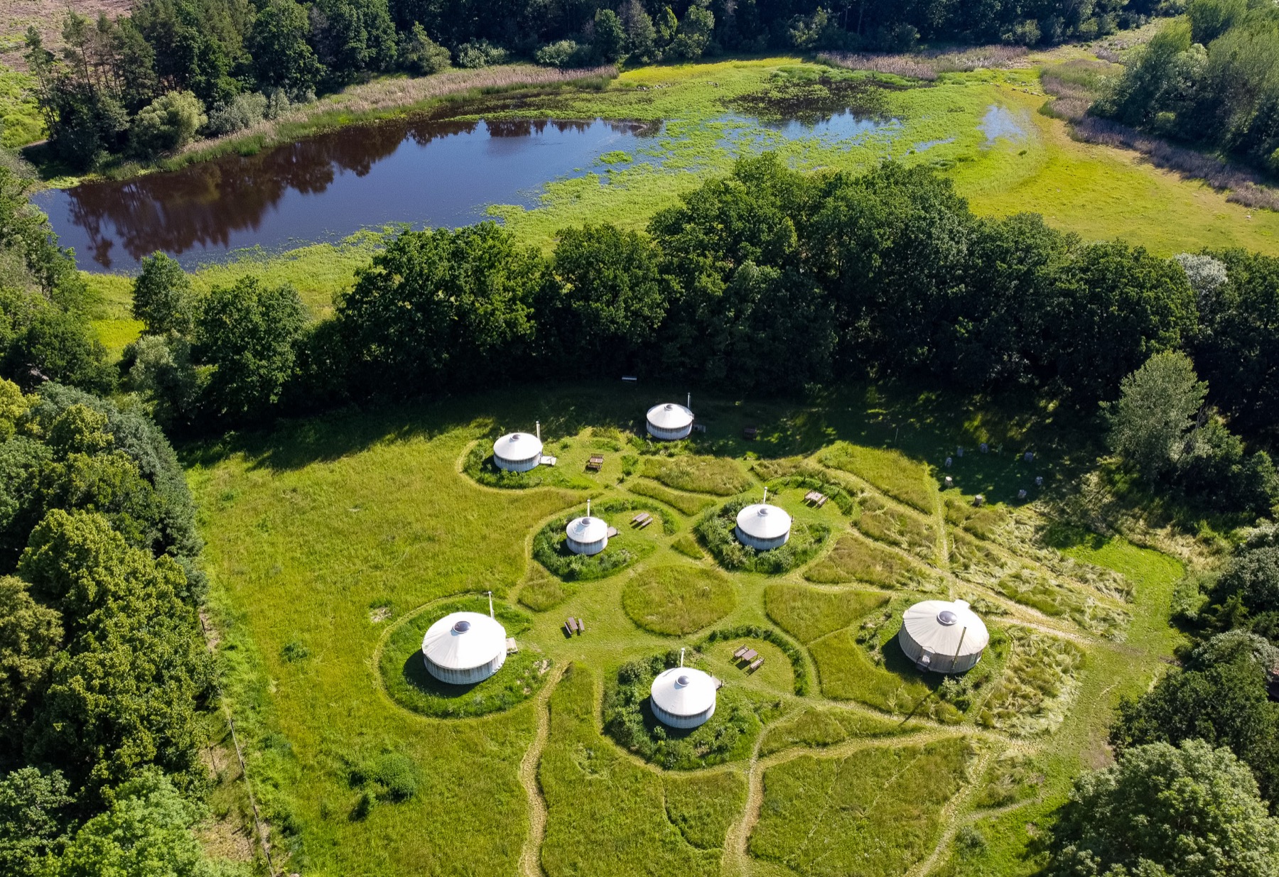 Glamping Tschechien: 34 beste Orte für 2026 57 JurtCamp — Jurten, Smetanova Lhota bei Písek