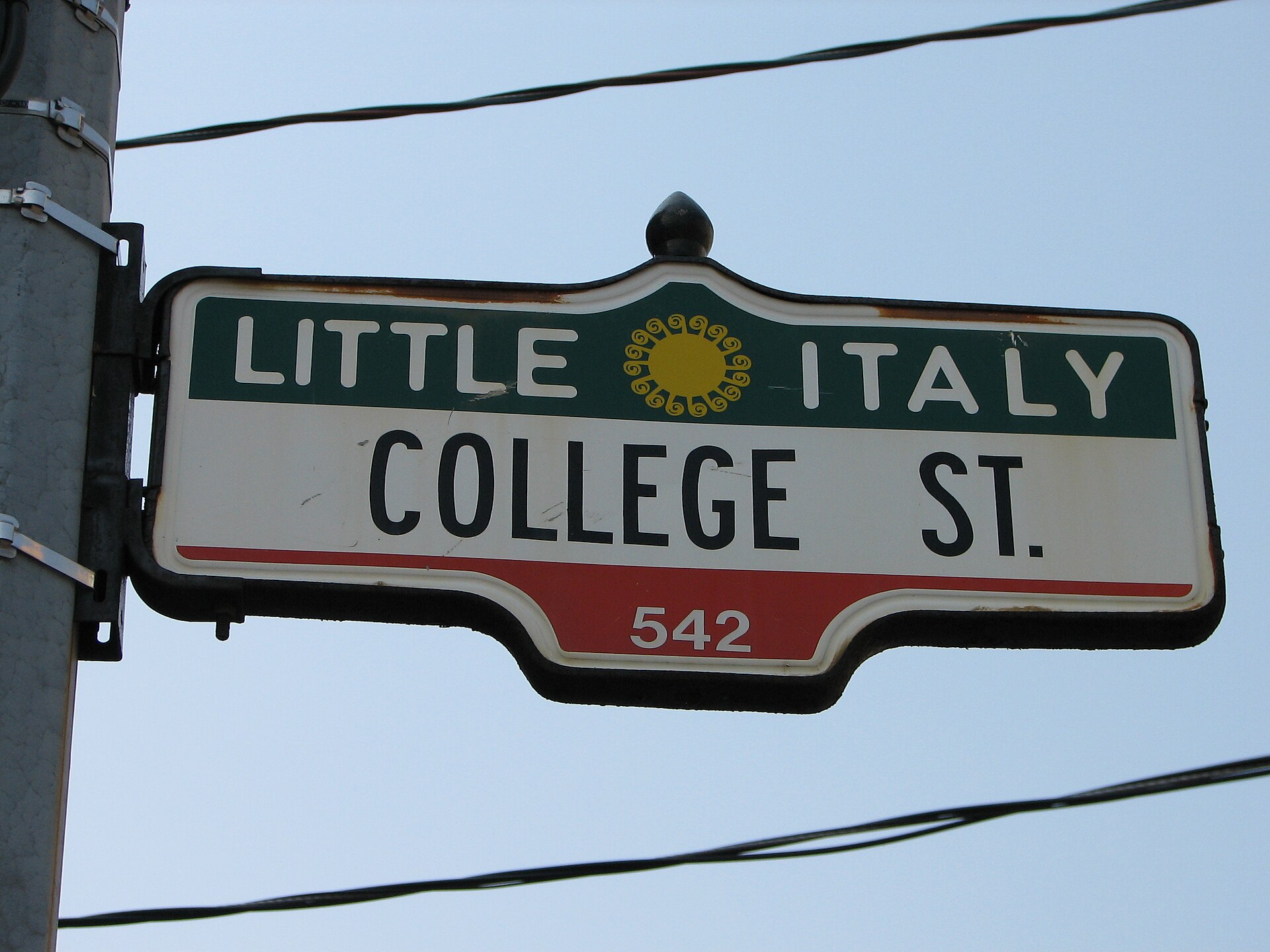 Toronto, Kanada: 20 Sehenswürdigkeiten & Tipps 2026 17 Schild Little Italy an der College Street